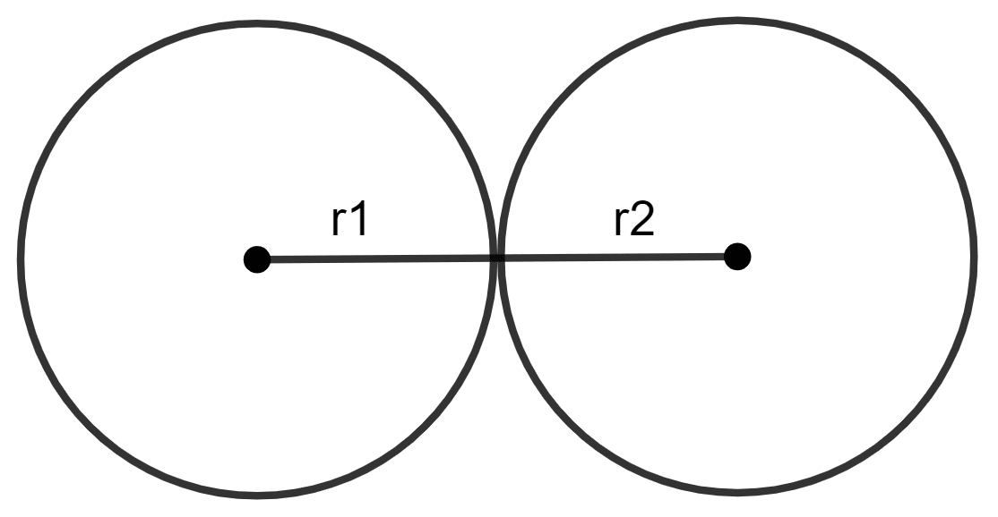 Two circles touch each other externally. The sum of their areas is 74π cm2 and the distance between their centres is 12 cm. Find the diameters of the circle. Area and Perimeter of Plane Figures, Concise Mathematics Solutions ICSE Class 9.