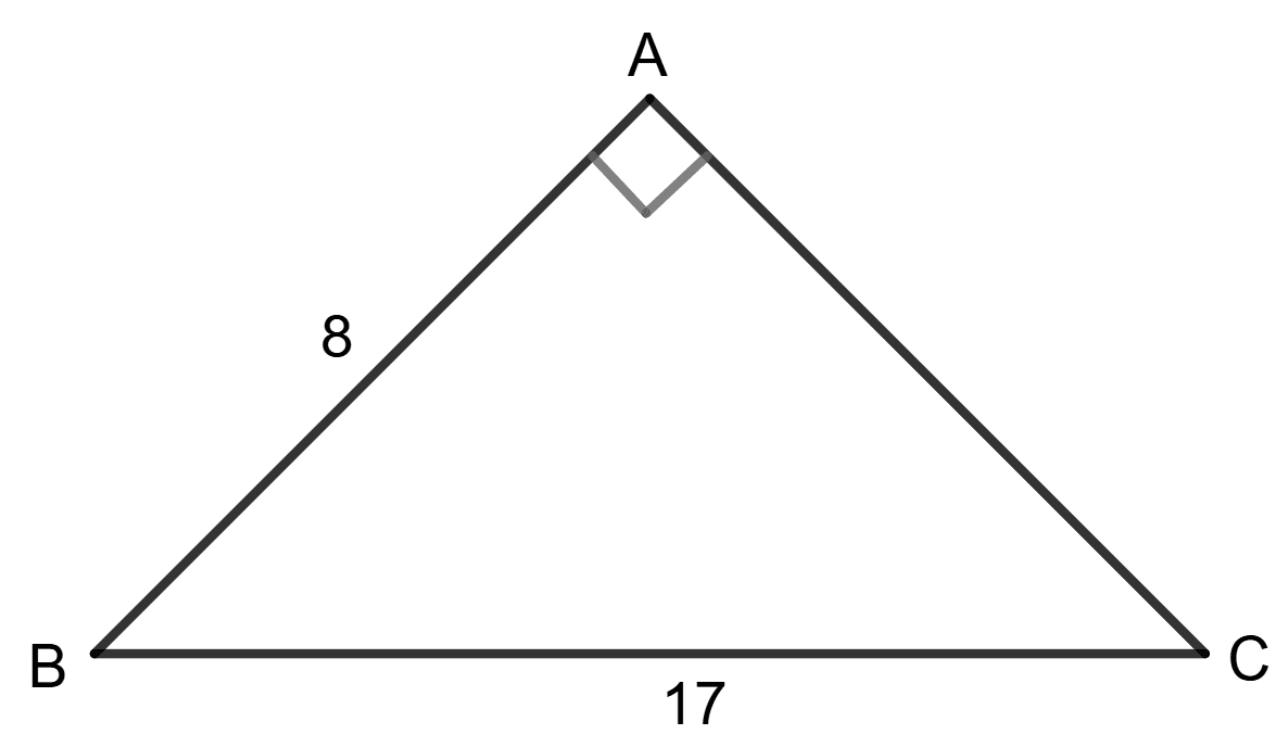 From the following figure, find the values of : Trigonometrical Ratios, Concise Mathematics Solutions ICSE Class 9.