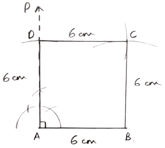 Perimeter = 24 cm. Construction of Polygons, Concise Mathematics Solutions ICSE Class 9.