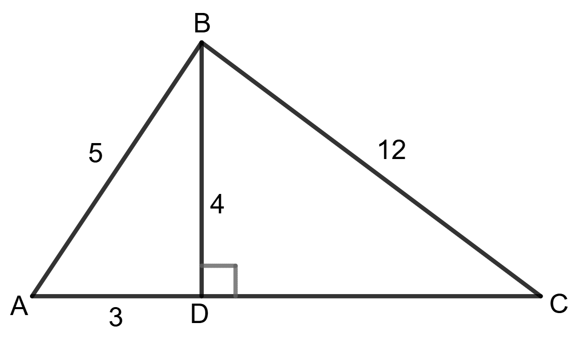 From the following figure, find the values of : Trigonometrical Ratios, Concise Mathematics Solutions ICSE Class 9.