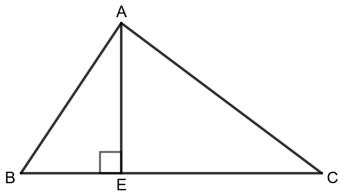 In the given figure, ∠B = 60°, AB = 16 cm and BC = 23 cm. Calculate : Solution of Right Triangles, Concise Mathematics Solutions ICSE Class 9.