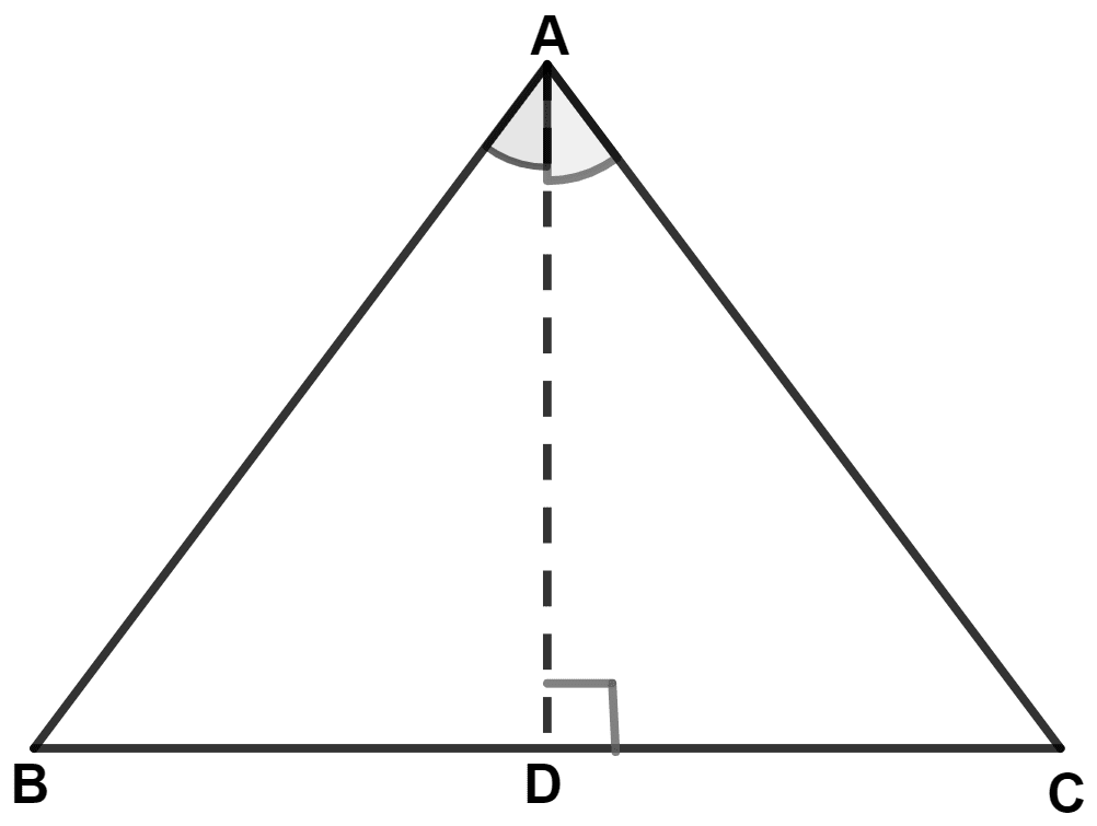 Prove that a triangle ABC is isosceles, if : Isosceles Triangles, Concise Mathematics Solutions ICSE Class 9.