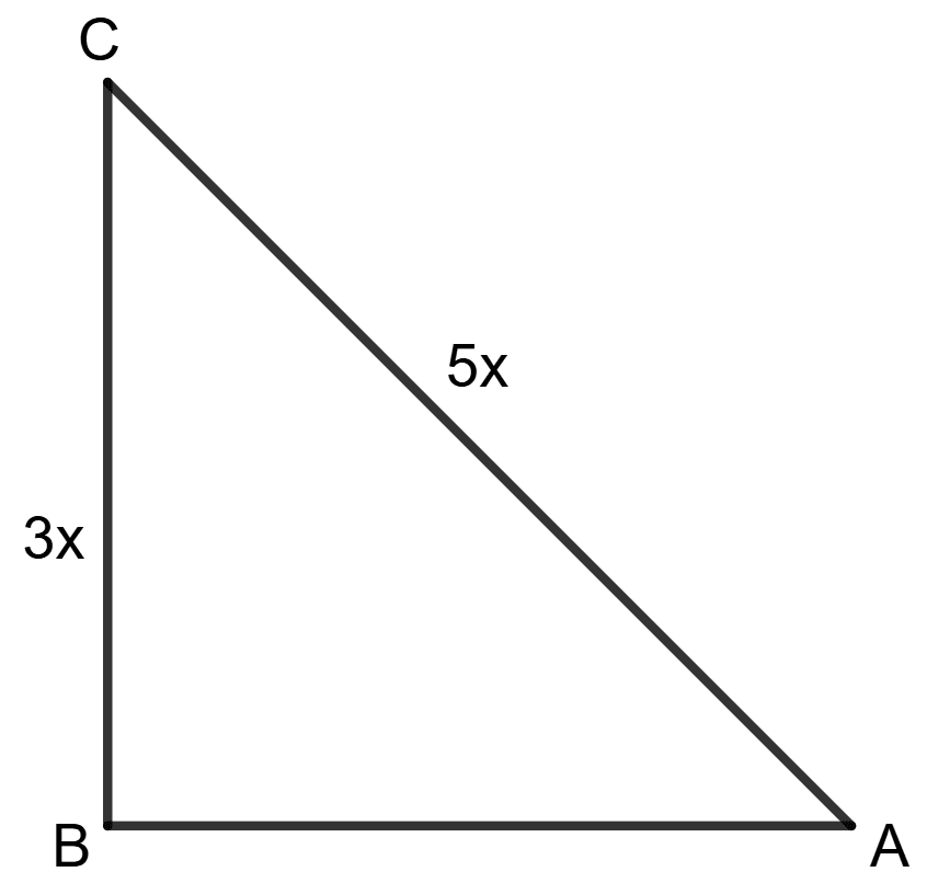 Given : sin A = 3/5, find : Trigonometrical Ratios, Concise Mathematics Solutions ICSE Class 9.