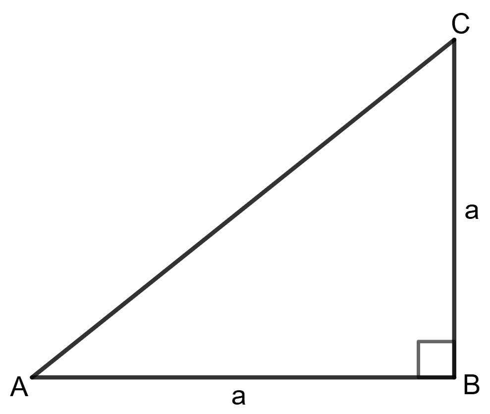 From the following figure, find the values of : Trigonometrical Ratios, Concise Mathematics Solutions ICSE Class 9.