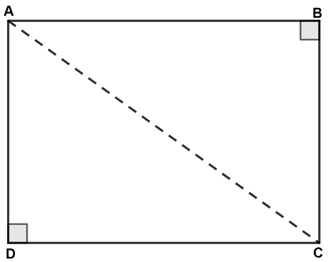 In a quadrilateral ABCD, ∠B = 90° and ∠D = 90°. Prove that : Pythagoras Theorem, Concise Mathematics Solutions ICSE Class 9.