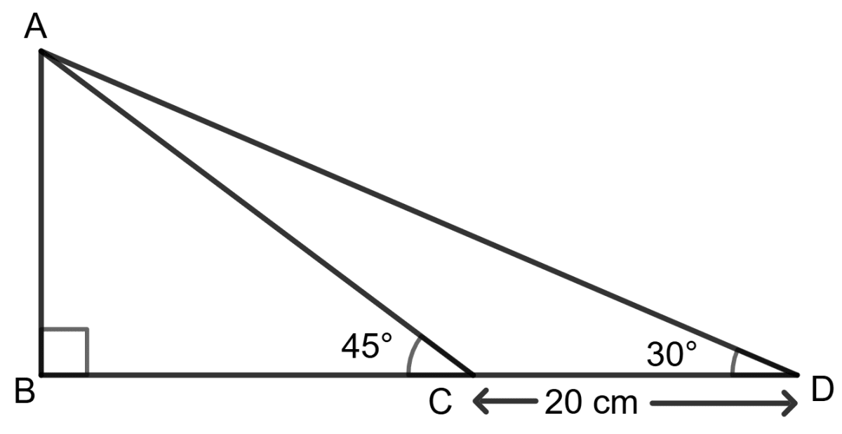 Find AB and BC, if : Solution of Right Triangles, Concise Mathematics Solutions ICSE Class 9.
