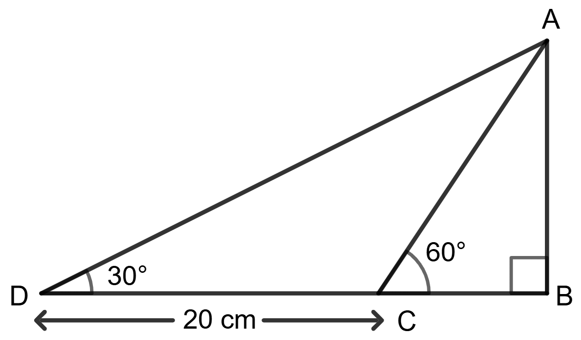 Find AB and BC, if : Solution of Right Triangles, Concise Mathematics Solutions ICSE Class 9.