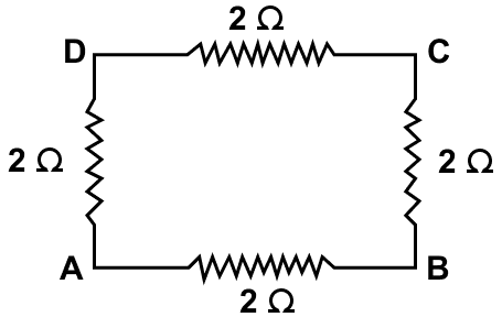 In the network shown in figure, calculate the equivalent resistance between the points (a) A and B (b) A and C. Current Electricity, Concise Physics Solutions ICSE Class 10.