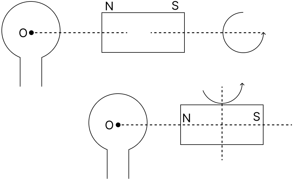 A bar magnet is kept along the axis of a circular coil as shown in the figure given below. The magnet is rotated (i) about its own axis and (ii) about an axis perpendicular to the length of the magnet. The induced emf is generated at the terminals of the coil in. Electro-magnetism, Concise Physics Solutions ICSE Class 10.