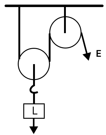 The diagrams below show four pulley systems. State which of the statements following the diagrams is true. Physics Competency Focused Practice Questions Class 10 Solutions.