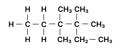 Identify the longest carbon chain and mention the number of carbons present in it. One word, Chemistry Competency Focused Practice Questions Class 10 Solutions.