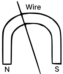 A copper wire is held between the poles of a magnet. There is a switch provided to reverse the current in the wire. Also, the polarity can be changed. In how many directions can the force act on the wire? Force, Concise Physics Solutions ICSE Class 10.