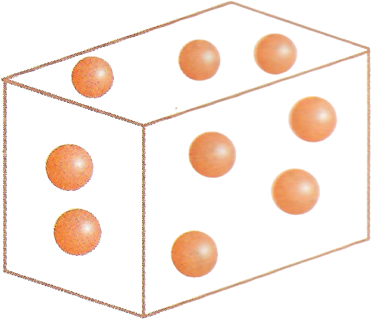 Molecular model of a gas