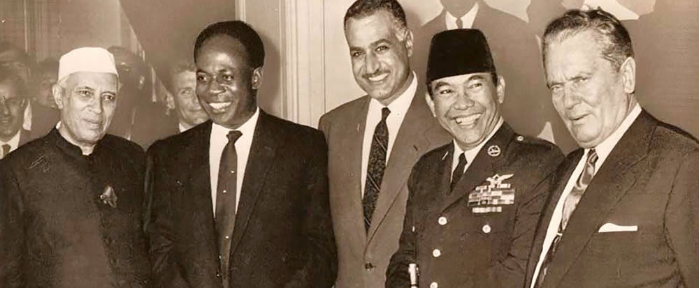 With reference to the picture given here, answer the following questions. The Non-Aligned Movement, DN Kundra History and Civics Goyal Brothers Solutions ICSE Class 10.