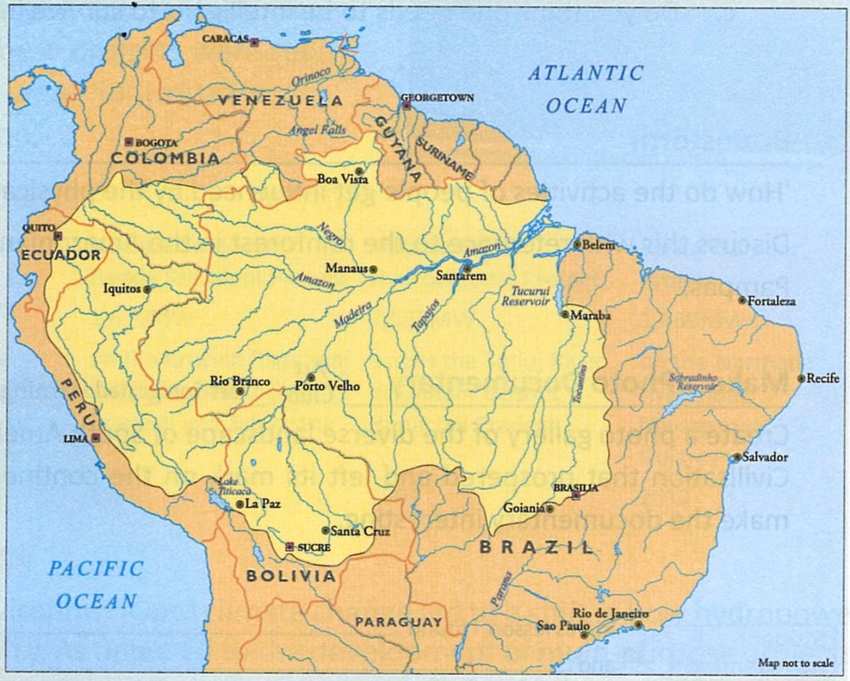 Look at these twin-picture sets and answer the following questions: Frank Middle School Geography Solutions ICSE Class 6.