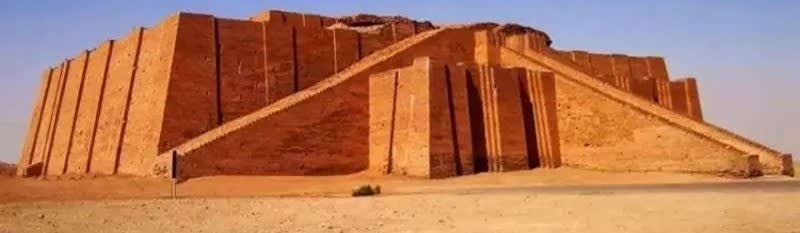 Study the picture given here. Answer the questions that follow. Which land feature does a ziggurat look like? What were the ziggurats used for? Frank Modern Certificate History and Civics Solutions ICSE Class 6.