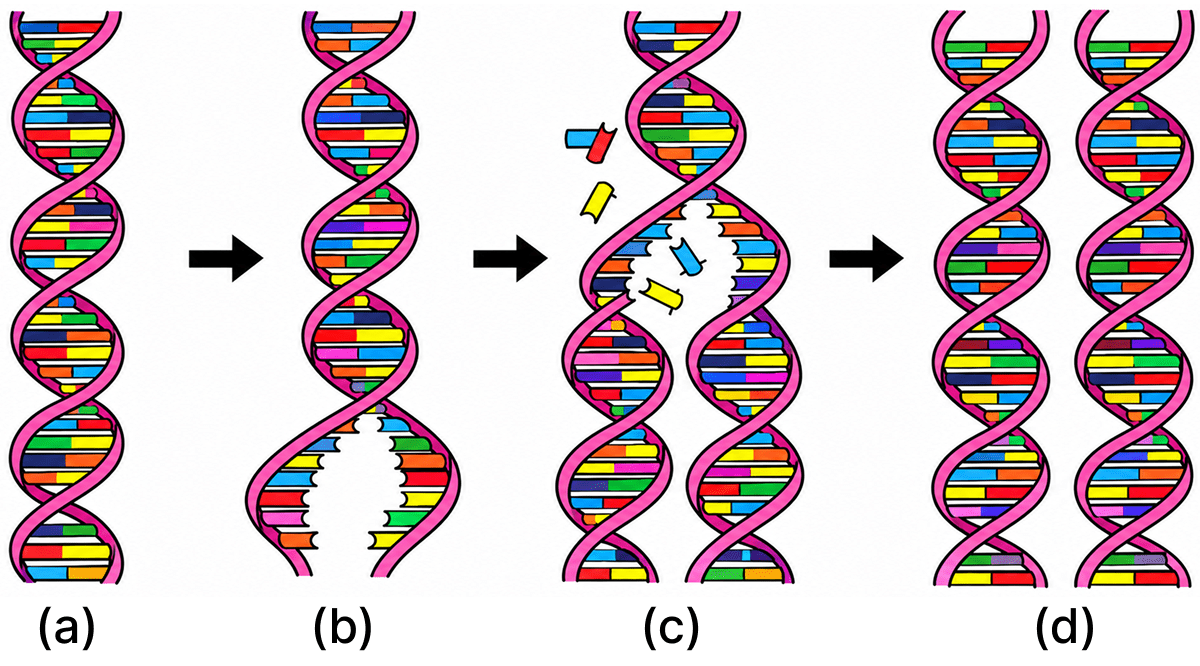 Give the correct sequence of the process of DNA replication:. Structure of Chromosomes, ICSE Class 10 Biology by Goyal Brothers Solutions.