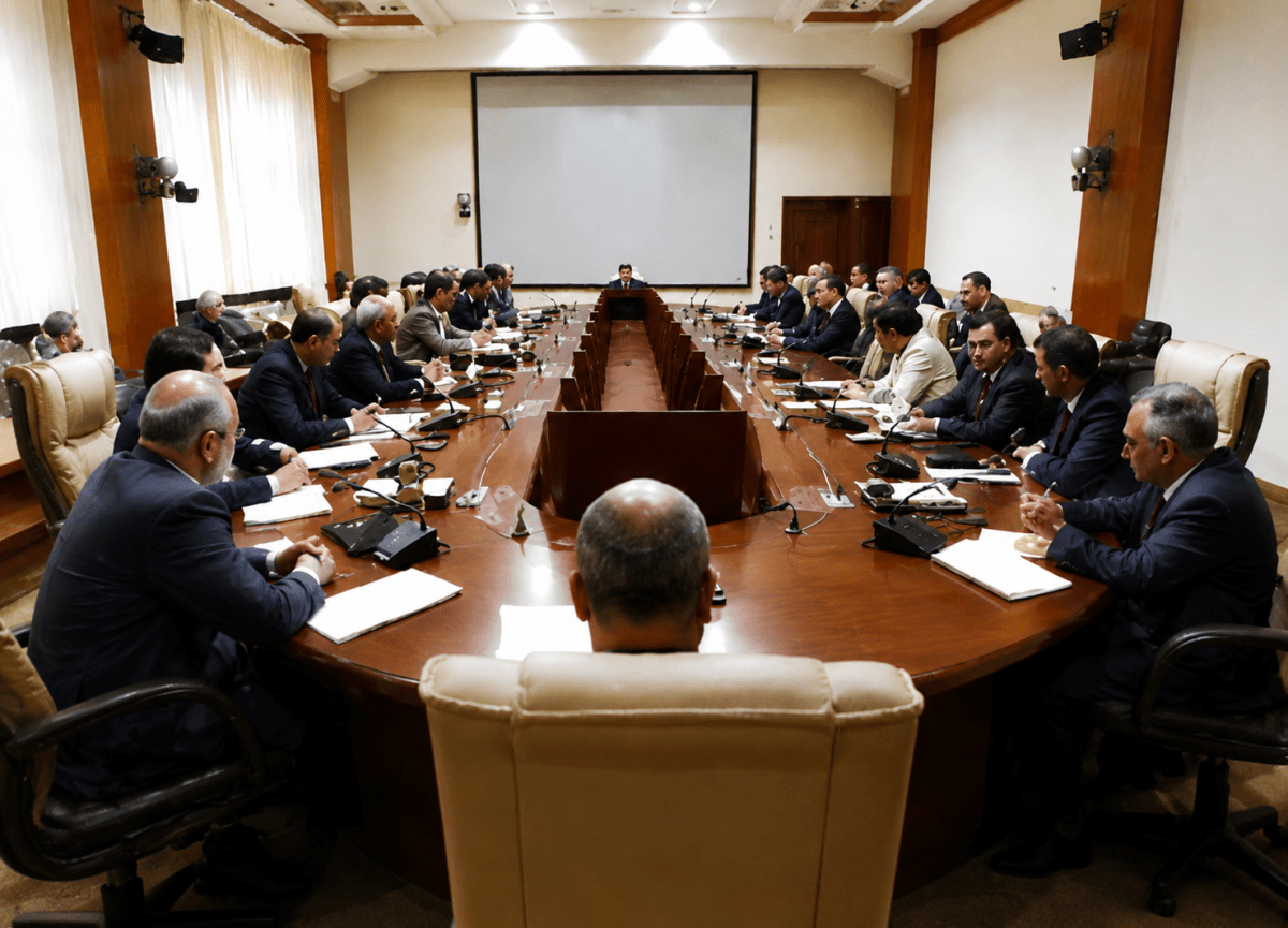 What advantage of a joint stock company is highlighted in this image showing a boardroom meeting of directors. Ownership Structures — Joint Stock Company, ICSE Commercial Applications CB Gupta Goyal Brothers  Solutions Class 9.