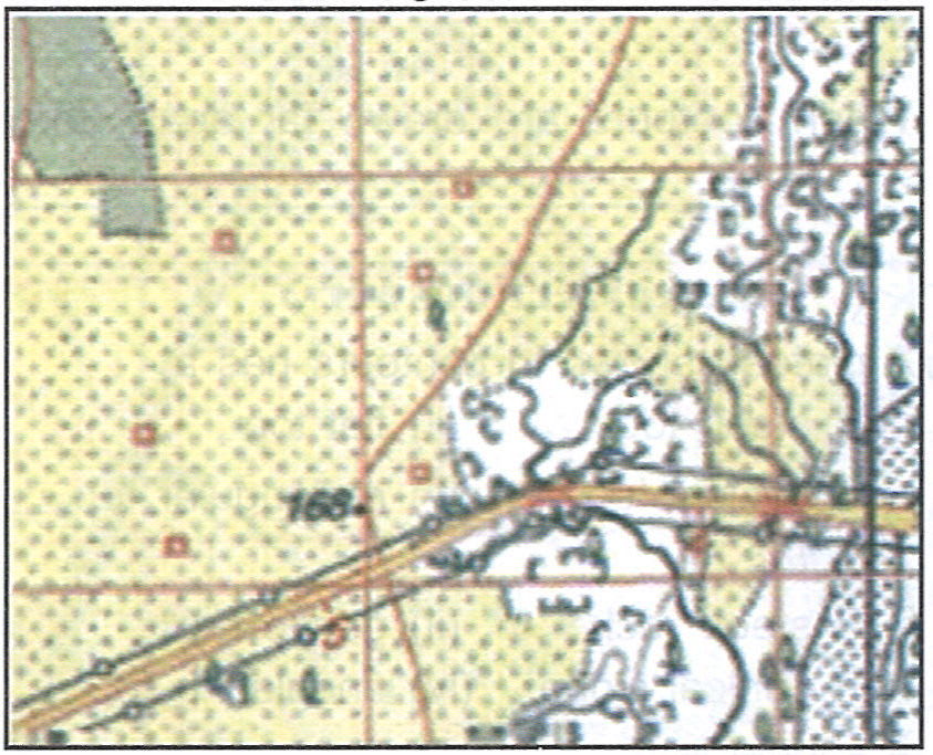 Which of the following type of settlement pattern is seen in the image? Explain by means of a drawing in your notebook. Representation of Geographical Features, A Textbook of Geography Solutions ICSE Class 8