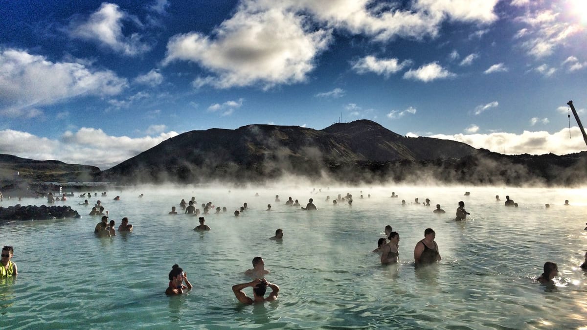Hrunalaug hot spring is the most attractive place for the tourist in Iceland. Volcanoes, Geography by Veena Bhargava Goyal Brothers Prakashan Solutions ICSE Class 9.