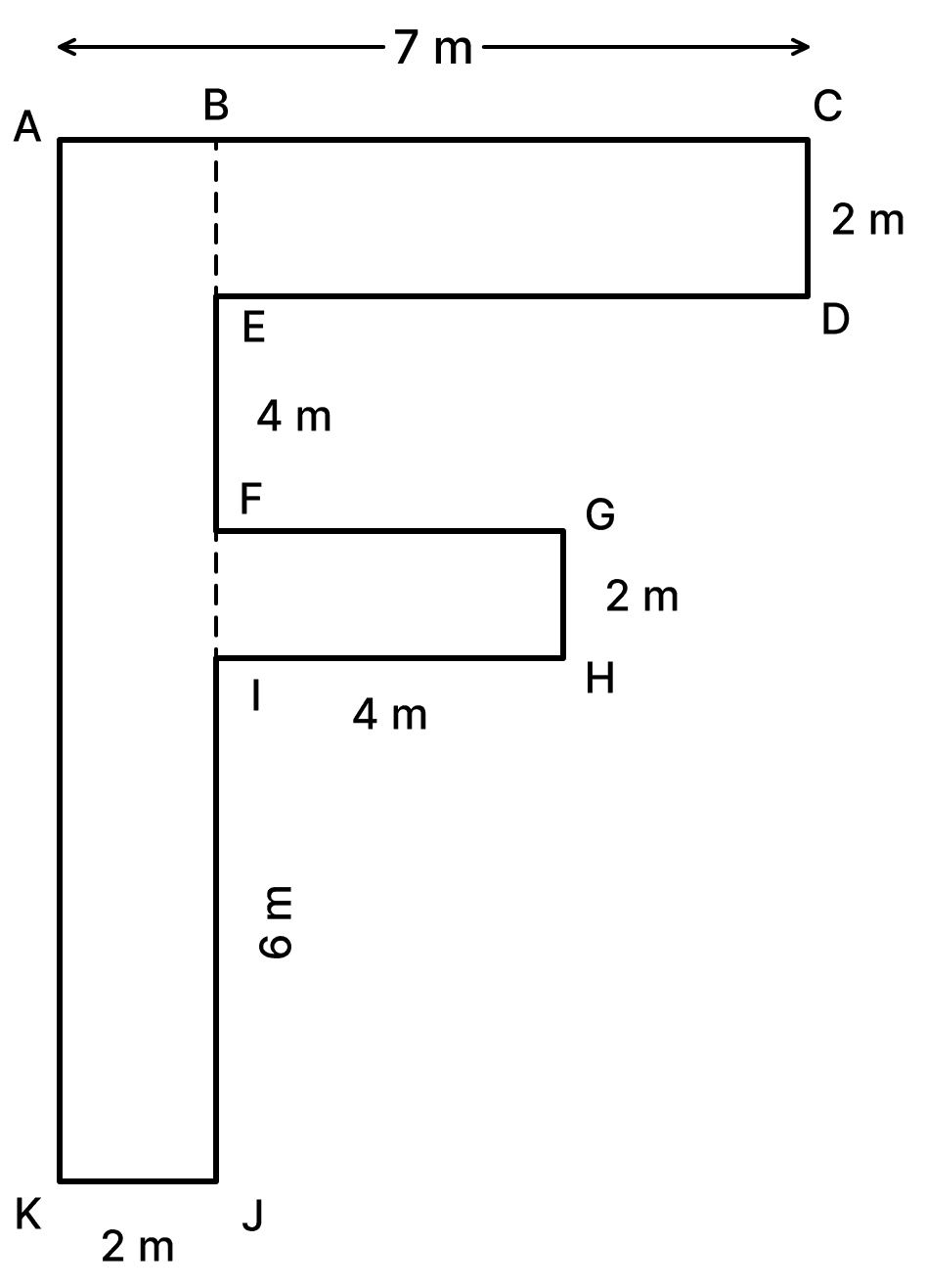 Find the area and perimeter of the shaded part in each of the following figures. (i) (ii) (iii) (iv). Mensuration, Foundation Mathematics R.S. Aggarwal ICSE Class 7.
