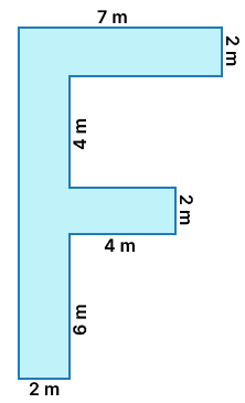 Find the area and perimeter of the shaded part in each of the following figures. Mensuration, Foundation Mathematics R.S. Aggarwal ICSE Class 7.