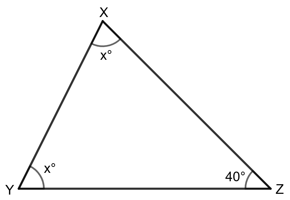 Find the unknown angles marked in each of the following figures: Properties of Triangles, Foundation Mathematics R.S. Aggarwal ICSE Class 7.