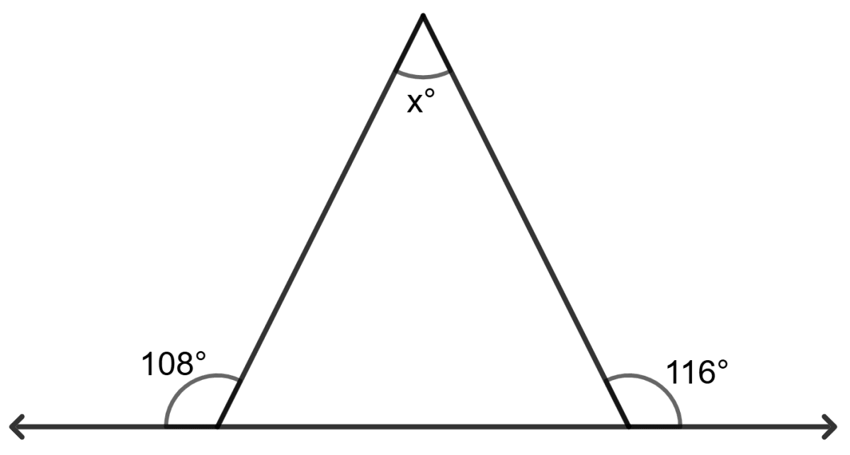 Calculate the size of each lettered angle in the following figures: Properties of Triangles, Foundation Mathematics R.S. Aggarwal ICSE Class 7.