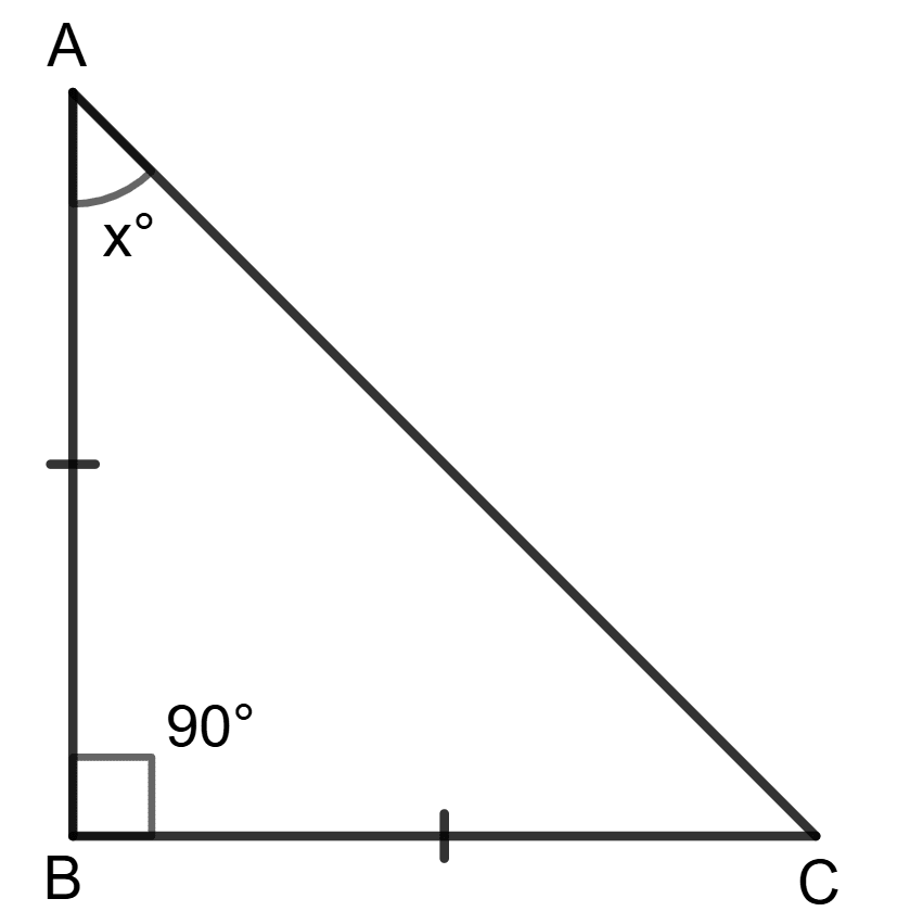 Find the unknown marked angles in each of the following figures: Properties of Triangles, Foundation Mathematics R.S. Aggarwal ICSE Class 7.