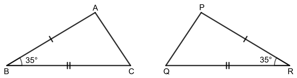 State giving reasons, which of the following are pairs of congruent triangles. Write down the names of triangles with congruent sign in each case, wherever they are congruent. Congruence, Foundation Mathematics R.S. Aggarwal ICSE Class 7.