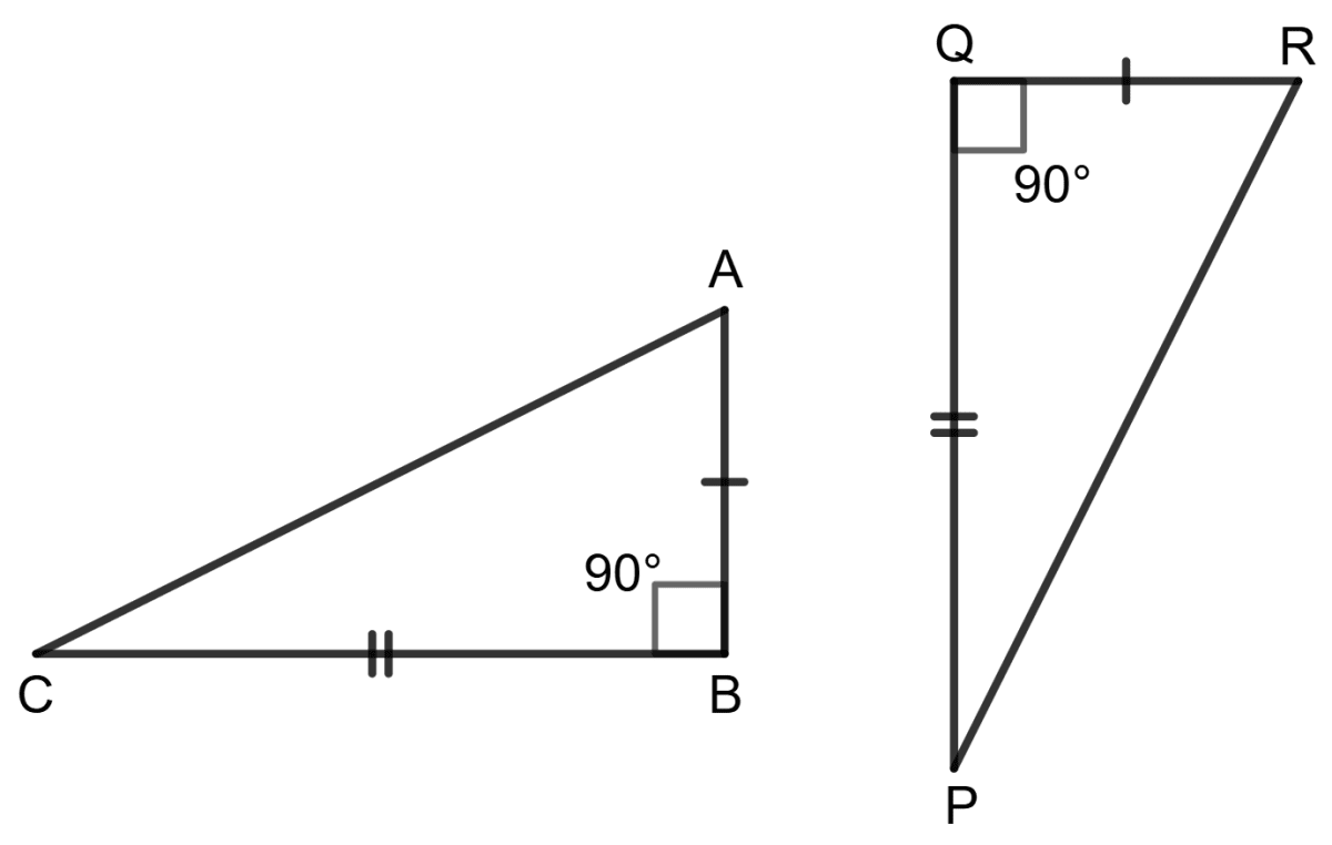 State giving reasons, which of the following are pairs of congruent triangles. Write down the names of triangles with congruent sign in each case, wherever they are congruent. Congruence, Foundation Mathematics R.S. Aggarwal ICSE Class 7.