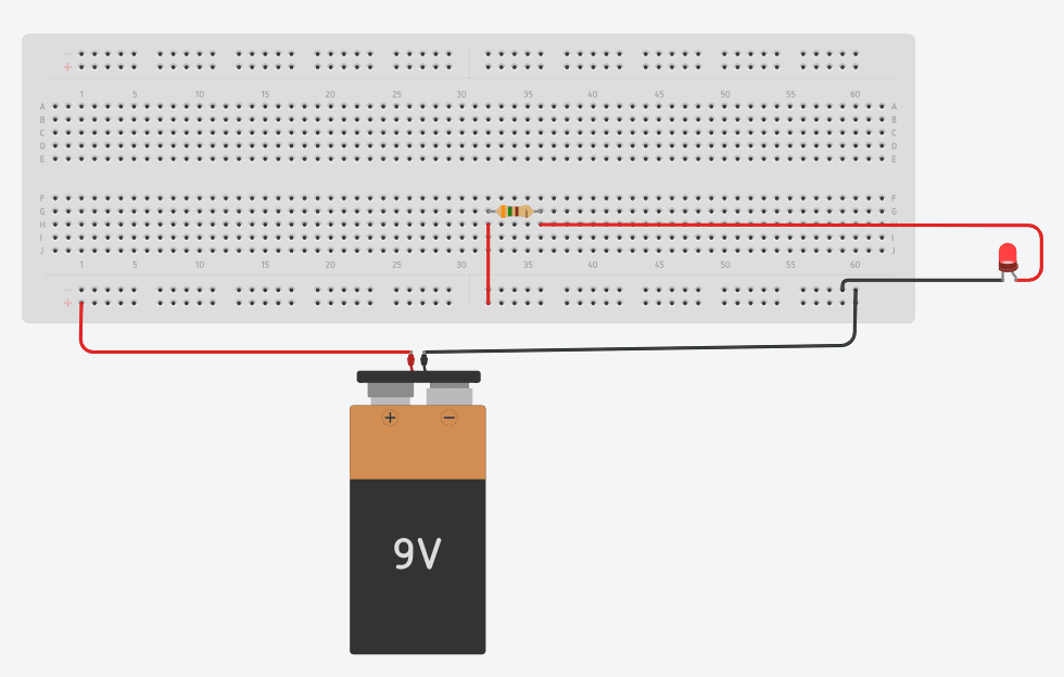 With the help of the battery, make the connection to glow an LED. Integrating Robots as a System, KIPS ICSE Robotics & Artificial Intelligence Solutions Class 9.