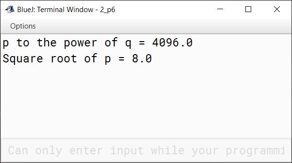 BlueJ output of KboatNumber.java