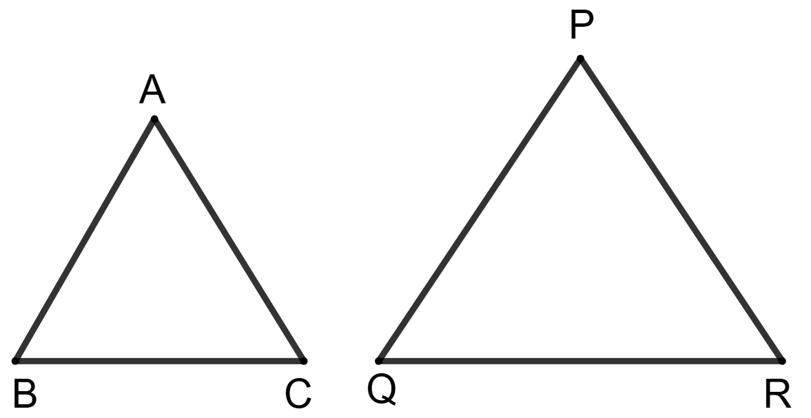 Given Δ ABC ∼ Δ PQR. Assertion (A): If area of Δ ABC : area of Δ PQR = 16 : 25, then perimeter of Δ ABC : perimeter of Δ PQR = 4 : 5. Reason (R): The ratio of perimeter of two similar triangle is equal to the ratio of their corresponding sides.. Similarity, ML Aggarwal Understanding Mathematics Solutions ICSE Class 10.