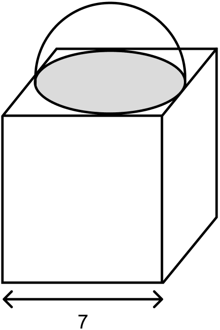 A cone of maximum volume is carved out of a block of wood of size 20 cm × 10 cm × 10 cm. Find the volume of the remaining wood. Mensuration, ML Aggarwal Understanding Mathematics Solutions ICSE Class 10.