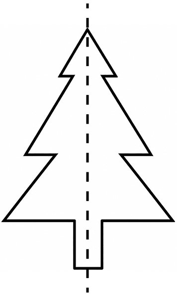Draw the line (or lines) of symmetry, if any, of the following figures/pictures and count their number. Symmetry, ML Aggarwal Understanding Mathematics Solutions ICSE Class 6.
