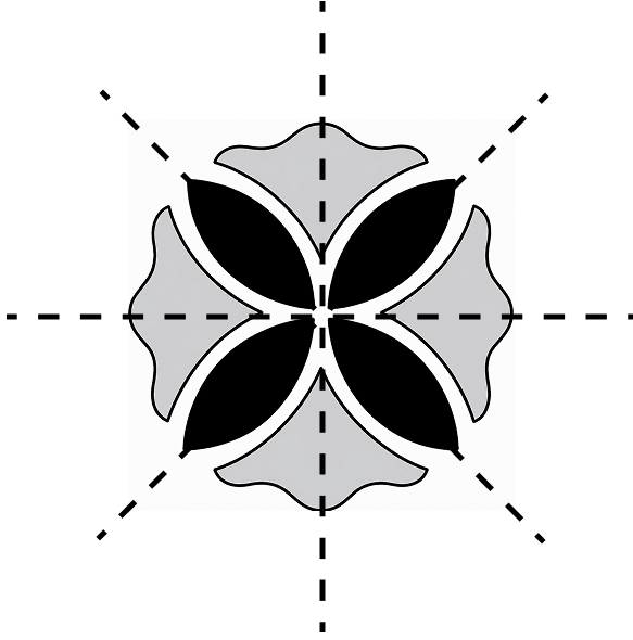 Draw the line (or lines) of symmetry, if any, of the following figures/pictures and count their number. Symmetry, ML Aggarwal Understanding Mathematics Solutions ICSE Class 6.