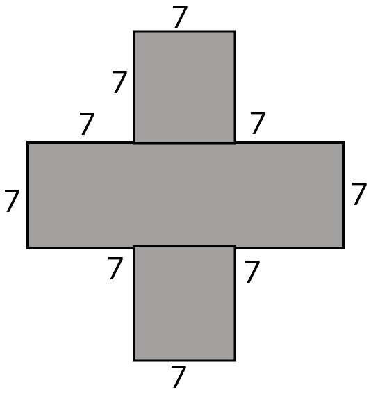 Split the following shapes into rectangles and find their areas. (The measures are given in centimetres): Perimeter & Area Mensuration, ML Aggarwal Understanding Mathematics Solutions ICSE Class 6.