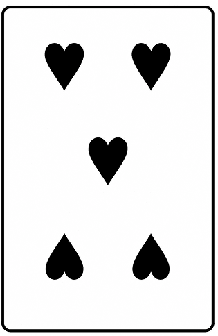 Draw the line (or lines) of symmetry, if any, of the following pictures of playing cards and count their number. Symmetry, ML Aggarwal Understanding Mathematics Solutions ICSE Class 6.