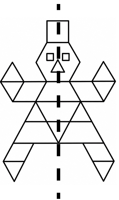 Draw the line (or lines) of symmetry, if any, of the following pictures (of objects) and count their number. Symmetry, ML Aggarwal Understanding Mathematics Solutions ICSE Class 6.