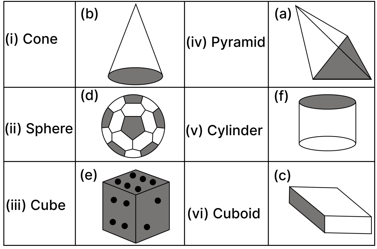 From the adjoining figure, write. Understanding Elementary Shapes, ML Aggarwal Understanding Mathematics Solutions ICSE Class 6.