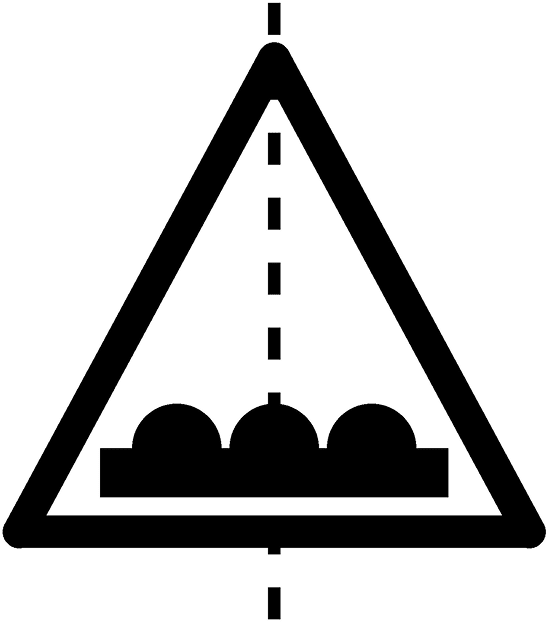 Draw the line (or lines) of symmetry, if any, of the following road signs and count their number. Symmetry, ML Aggarwal Understanding Mathematics Solutions ICSE Class 6.