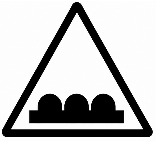 Draw the line (or lines) of symmetry, if any, of the following road signs and count their number. Symmetry, ML Aggarwal Understanding Mathematics Solutions ICSE Class 6.