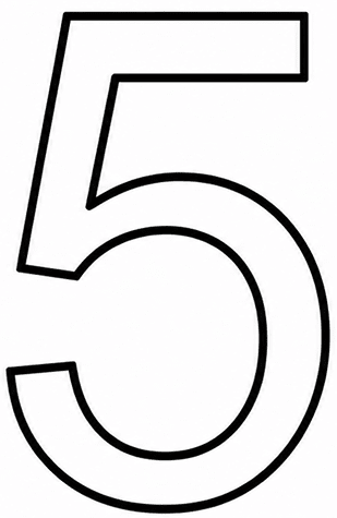 Draw the line (or lines) of symmetry, if any, of the following numeral and count their number. Symmetry, ML Aggarwal Understanding Mathematics Solutions ICSE Class 6.
