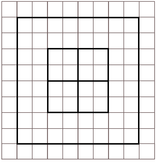 Copy the following figures on a squared paper and draw the lines of symmetry (if any) and count their number. Symmetry, ML Aggarwal Understanding Mathematics Solutions ICSE Class 6.