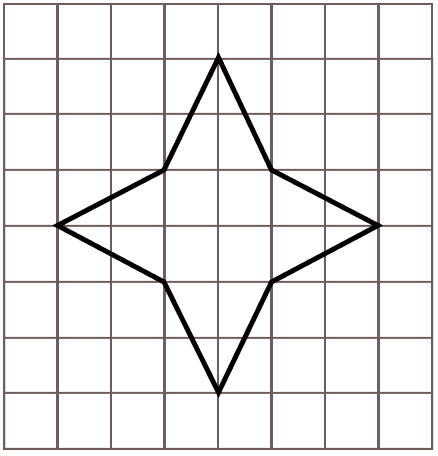 Copy the following figures on a squared paper and draw the lines of symmetry (if any) and count their number. Symmetry, ML Aggarwal Understanding Mathematics Solutions ICSE Class 6.
