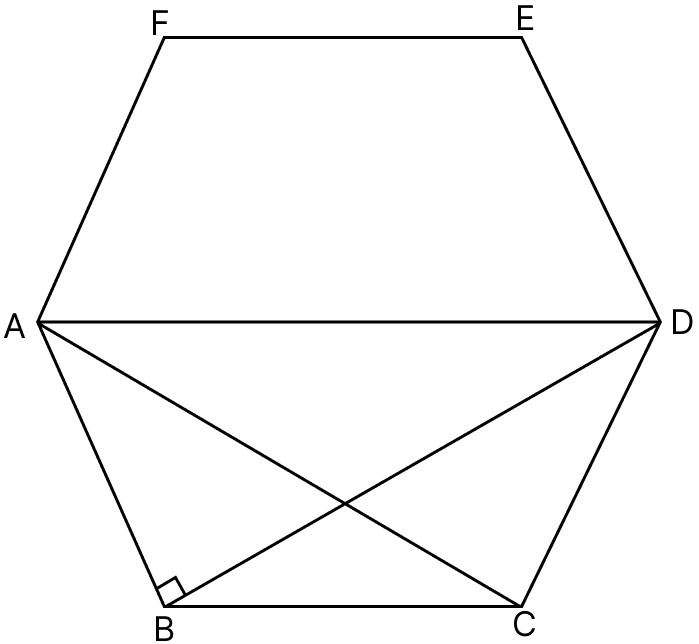Draw a rough sketch of a regular hexagon. Connecting three of its vertices draw. Understanding Elementary Shapes, ML Aggarwal Understanding Mathematics Solutions ICSE Class 6.