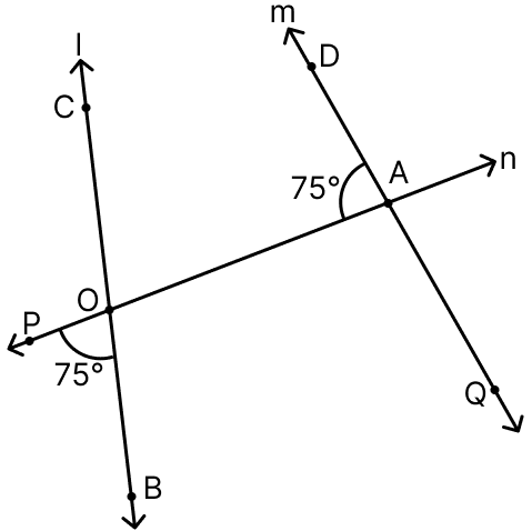 In the figures given below, state whether the lines l and m are parallel or not. Integers, ML Aggarwal Understanding Mathematics Solutions ICSE Class 7.