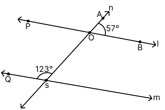 In the figures given below, state whether the lines l and m are parallel or not. Integers, ML Aggarwal Understanding Mathematics Solutions ICSE Class 7.