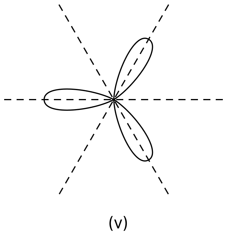Draw the line or lines of symmetry, if any, of the following shapes and count their number: (i) (ii) (iii) (iv) (v) (vi). Symmetry Reflection Rotation, ML Aggarwal Understanding Mathematics Solutions ICSE Class 8